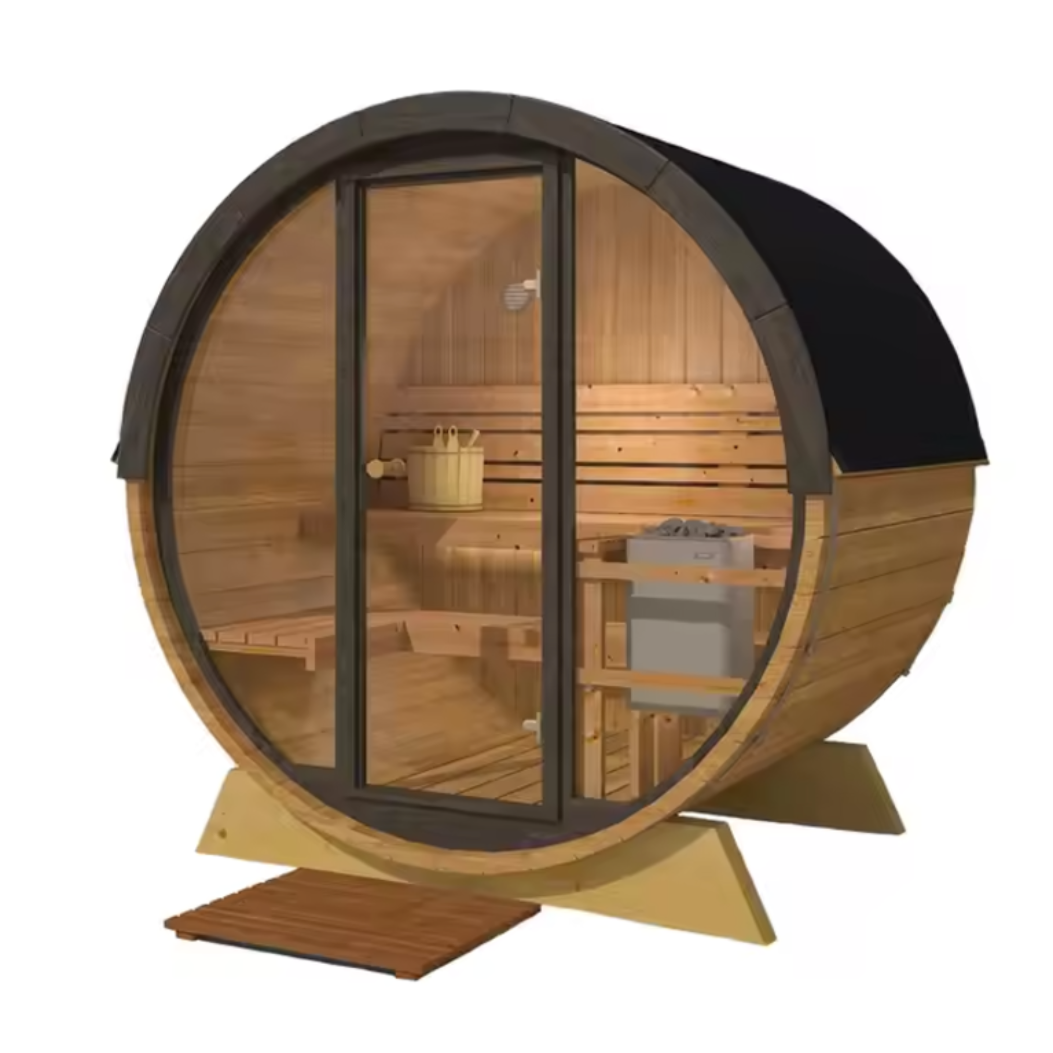 CompactCedar Barrel Sauna