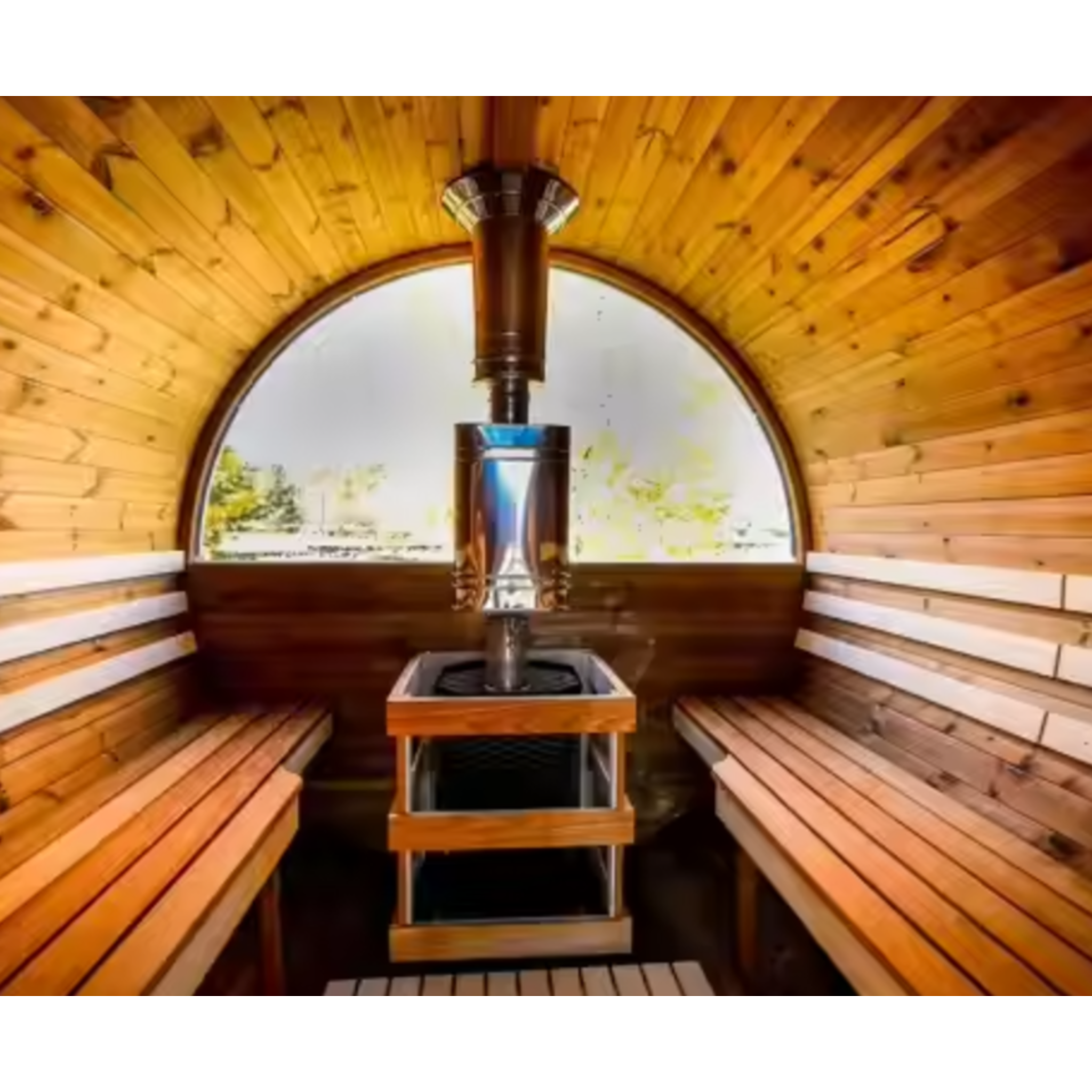 DarkOak Luxury Barrel Sauna