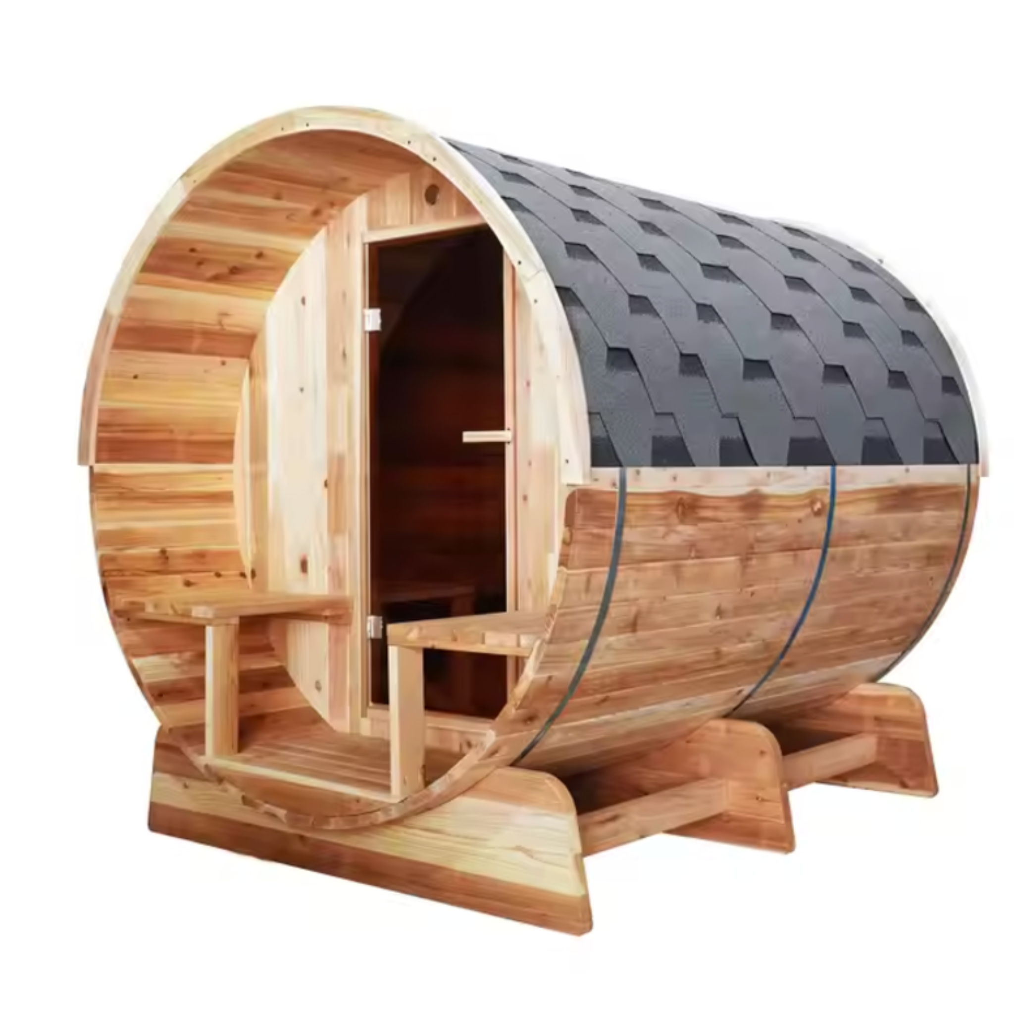 LightAsh Premium Barrel Sauna