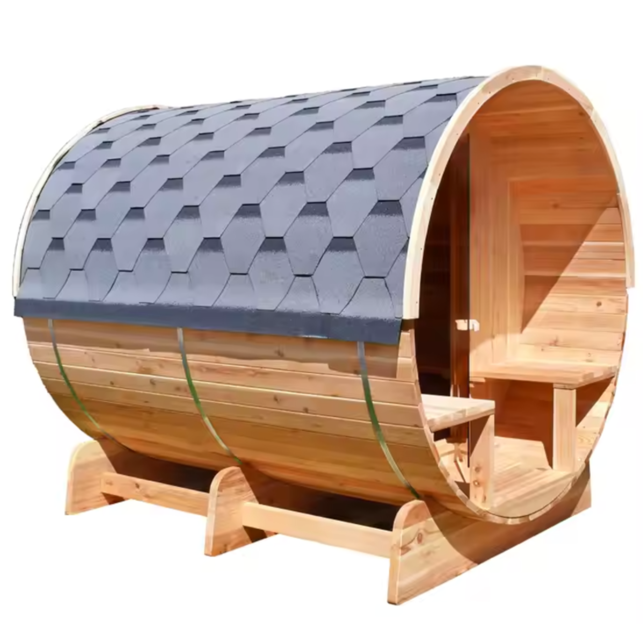 LightAsh Premium Barrel Sauna