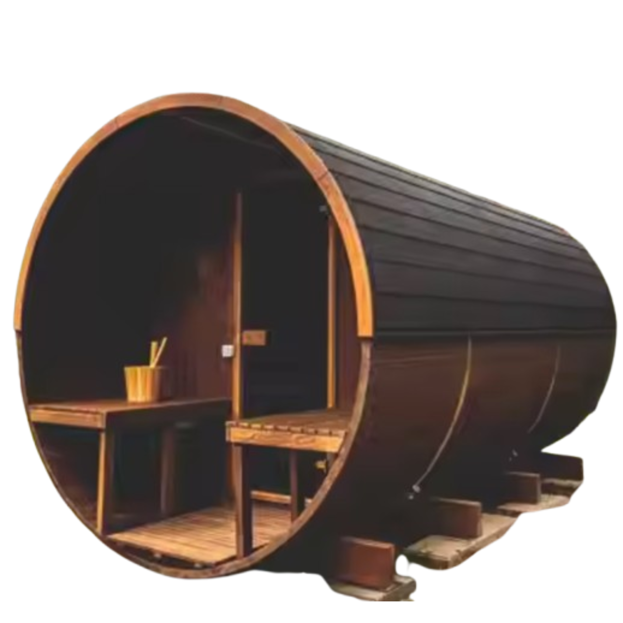 DarkOak Luxury Barrel Sauna