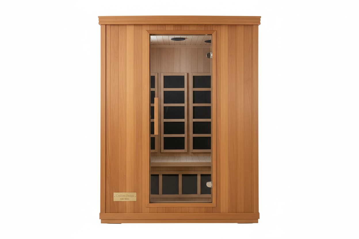 Golden Design GDI-8526 4-Person Infrared Sauna - Side Profile View