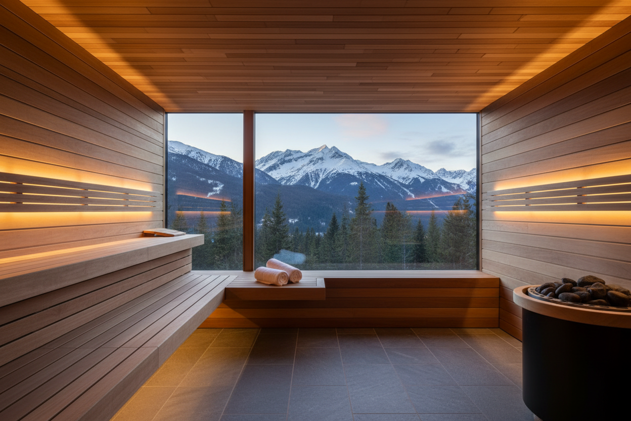 Luxury Modern Sauna Hero