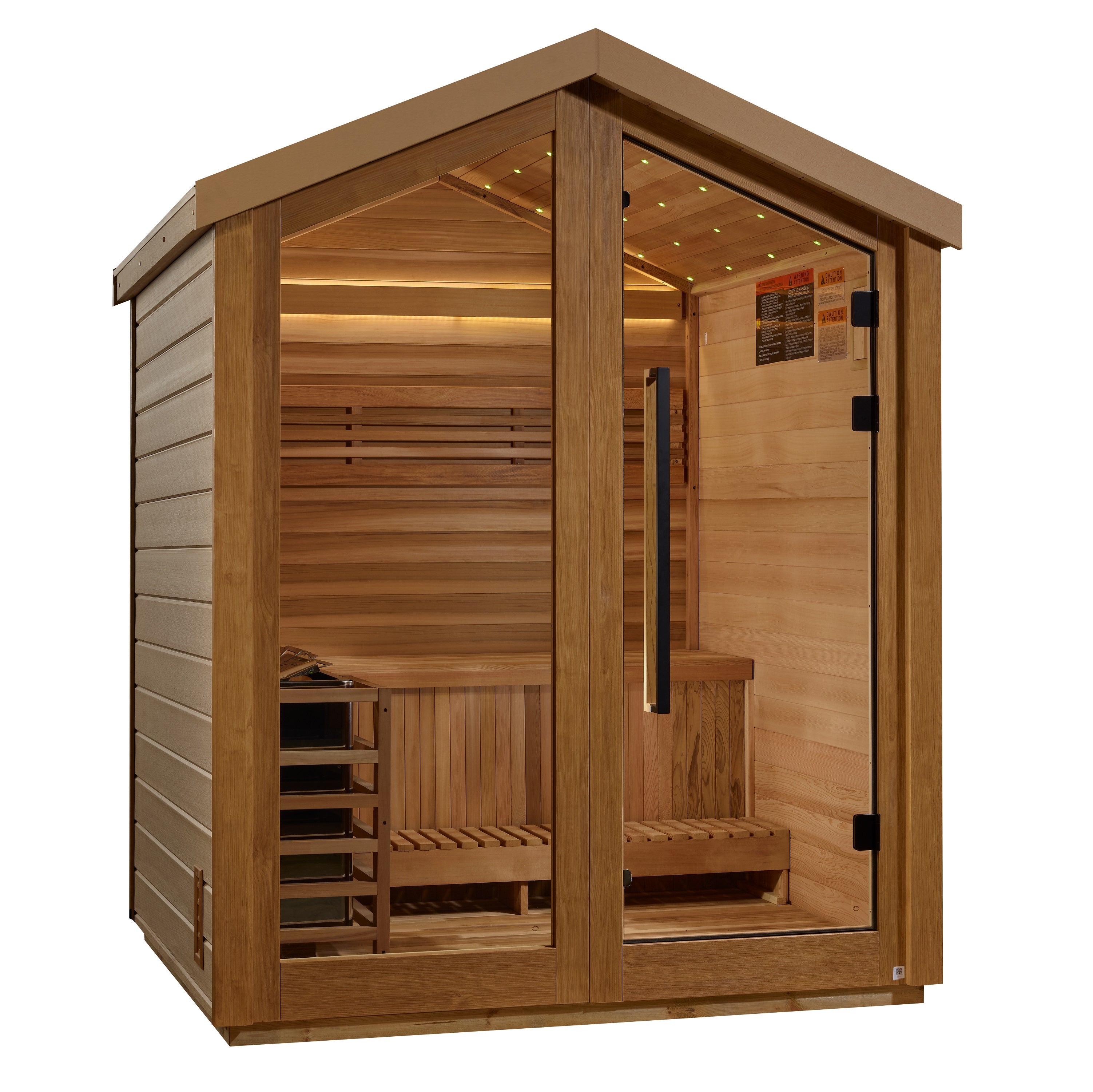 Golden Designs 3-Person Outdoor Traditional Sauna – GDI-8503-01
