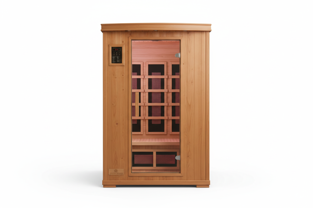 Golden Design GDI-8503 3-person infrared sauna front view