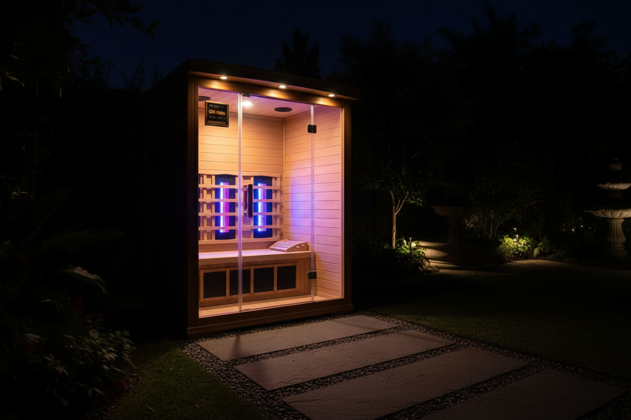 Golden Designs GDI-8506 3-Person Ultra Luxury Infrared Sauna – Evening Glow