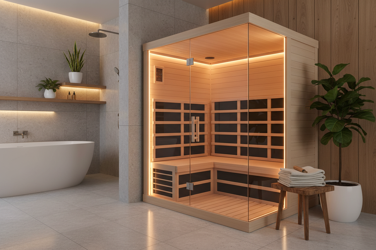 GDI-8523 lifestyle shot in modern luxury home spa