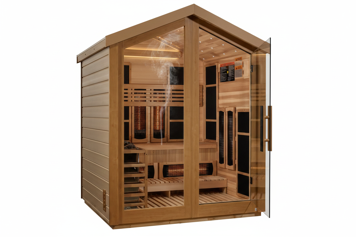 GDI-8523-01 Traditional Sauna - 45 Degree Angle