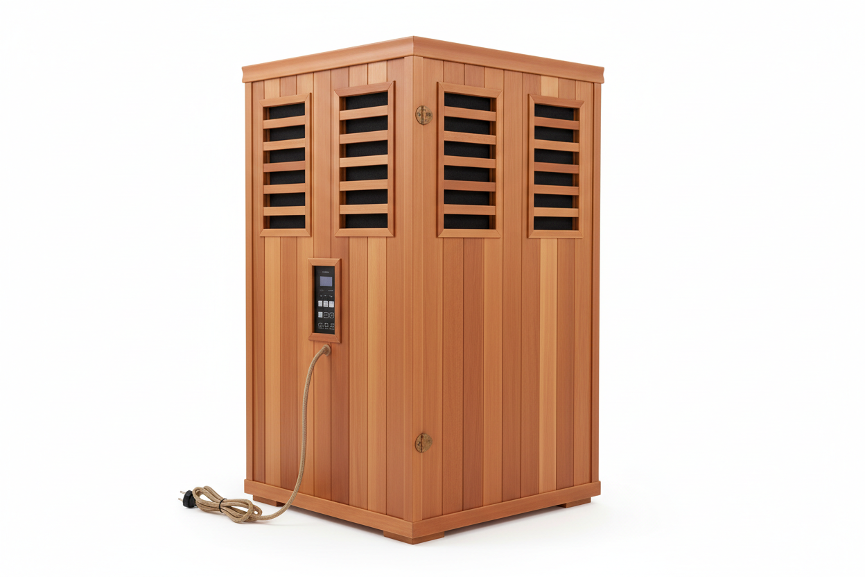 Golden Design GDI-8503 3-person infrared sauna rear view